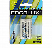 Аккумулятор. Ergolux R06 2700mAh BP2 (упаковка2шт)