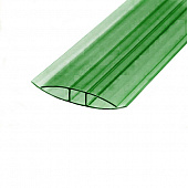 Профиль соединительно-неразъемный НР 4-6х6000 мм (зеленый)