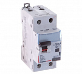 Выключатель автоматический  дифференциального тока   2п (1P+N) C 20А 30мА тип AC 6кА DX3 2мод. Leg 411003