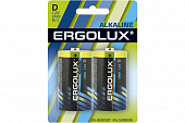 Элемент питания Ergolux 1.5В LR20 Alkaline BL-2 11752