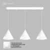 LAMPA 21W(1950lm) 2K-4К-6К 600х1340 белый БЕЗ пульта IP20Estares св-к св/д подвесной управл.