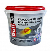 Краска резиновая DALI Зеленый мох RAL 6005 6кг 273858