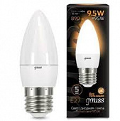 Лампа Gauss LED Candle 9,5W/3000 E27 матовая