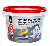 Краска резиновая DALI Зеленый мох RAL 6005 3кг 273857