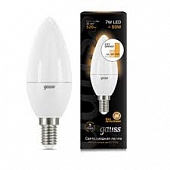 Лампа Gauss LED Candle  7W/2700 E14 step dimmable