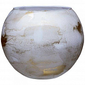 ВАЗА SFERA "GOLDEN MARBLE WHITE"  20СМ 